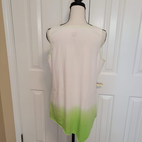 Te Verde Green Ombre Printed Tank Top Size Large - Picture 3 of 4